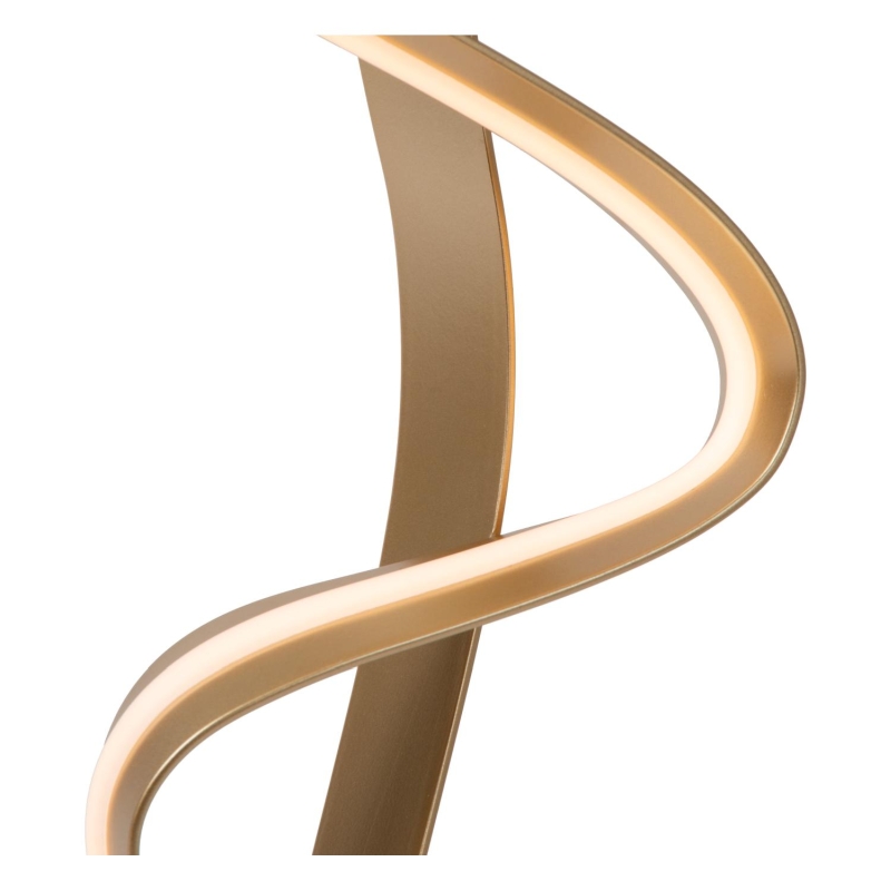 Lucide Premium LAMBADA - Table lamp - LED Dim. - 1x19W 2700K - Matt Gold / Brass